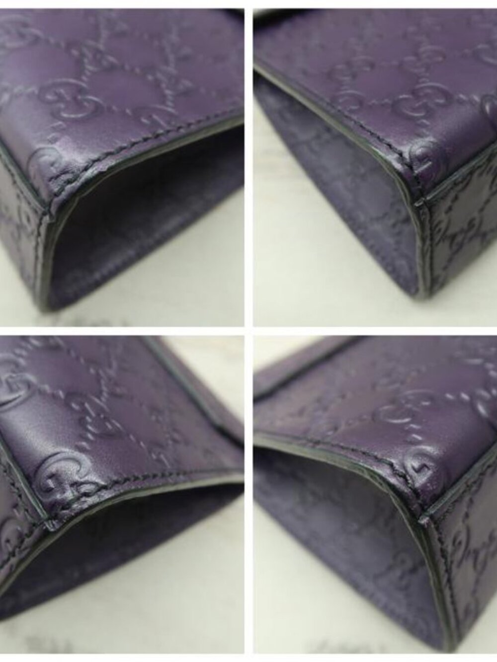Gucci Emily Purple Guccissima Leather Medium Shoulder Bag - Picture 13 of 13